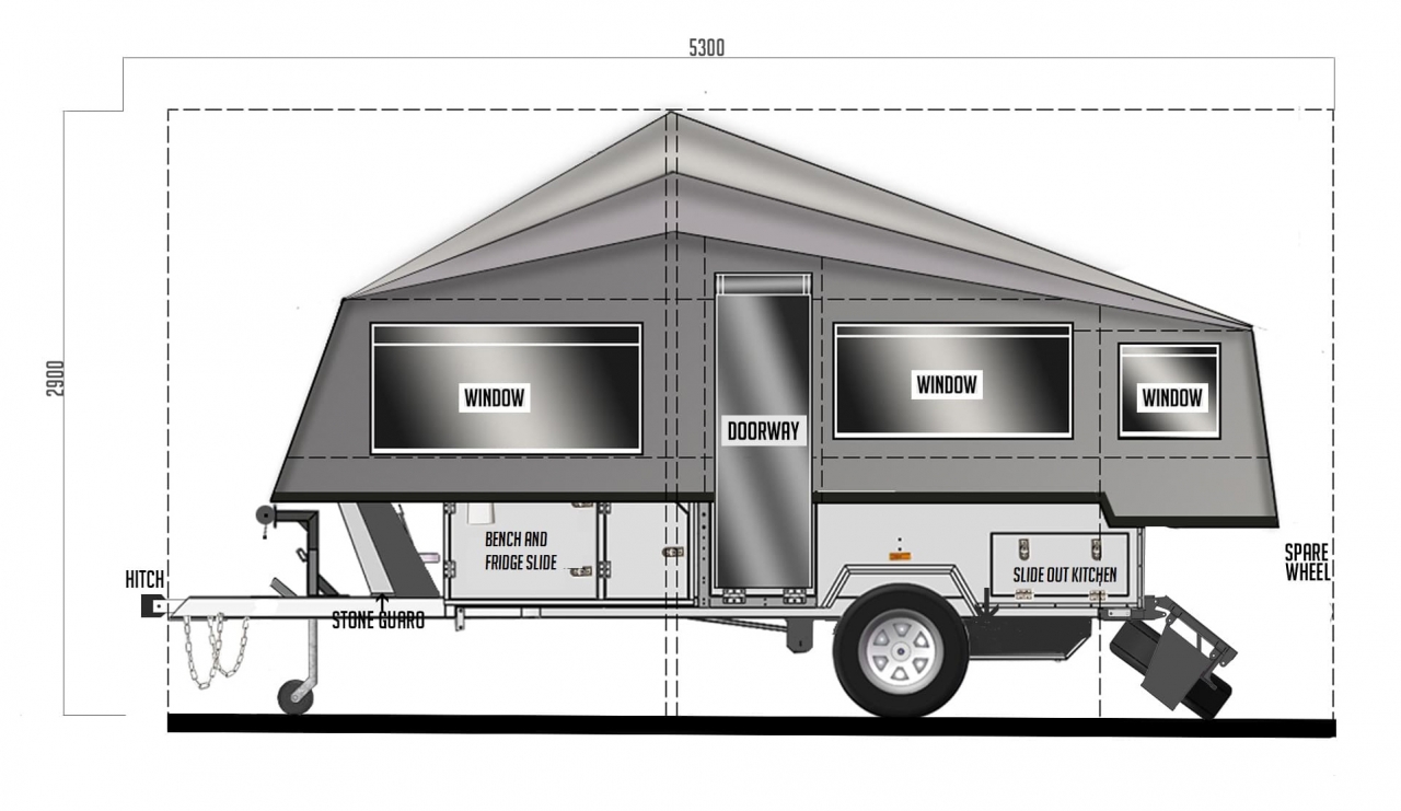 [사진-블랙시리즈(blackseriescampertrailers.com.au)]﻿ 구조도1