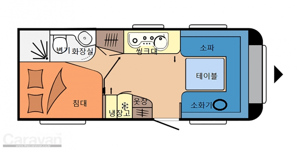 프레스티지 540FU 레이아웃